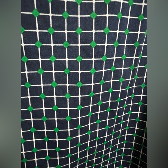 EUC Joe Fresh Checked Blue Sleeveless Shift Dress Sz L - Picture 3 of 4